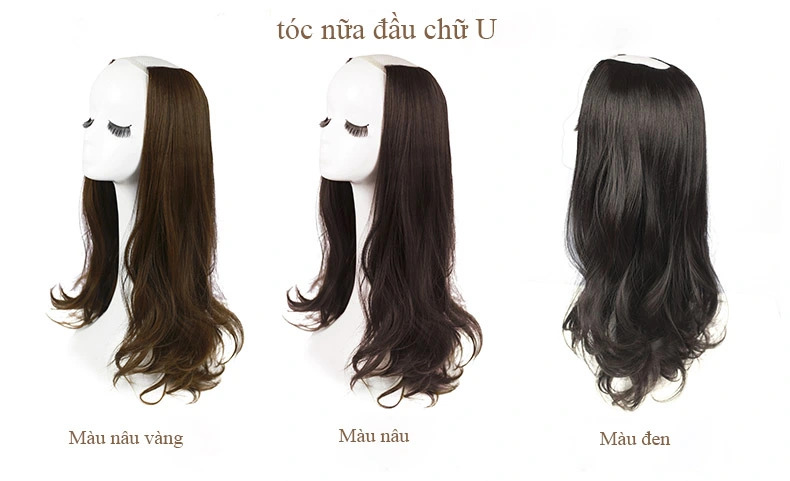 Tóc Giả Nữa Đầu Chữ U W-9123