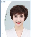 Tóc Tém Nữ Nguyên Đầu Tóc Thật Kiểu Xoăn Trung Niên TTN - 020